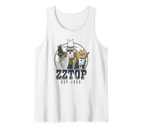 ZZ Top Tres Hombres Tour Tank Top, Men, White, Large