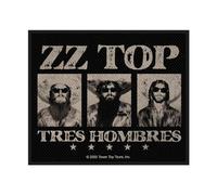 Razamataz ZZ Top - Tres Hombres Patch 10cm x 8cm Black