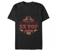 Zz Top - ZZ Top Unisex Adult Lowdown Cotton T-Shirt (XXL) (Black)