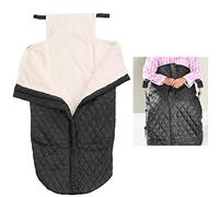 ZZABCDEGH Lower Body Wheelchair Cover Wheelchair Fleece Lined Blanket With Zipper Multicolor For Lower Body Warmth(Black)