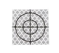 ZZALLL 100 Pcs Reflector Sheet Reflective Tape Target Total Station 20/30/40/50/60mm - 20mm