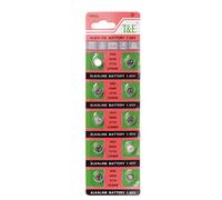ZZALLL MINGJIE 10PCS Watch Coin Battery AG4 377A 377 LR626 SR626SW SR66 LR66 Button Cell Batteries Toys Remote Camera