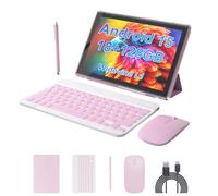 ZZB Android 15 Tablet 10 inch Tablet 2 in 1 Tablets with Keyboard Mouse Case Stylus 18GB RAM 128GB ROM 2TB Expand, Android 15(NOT GO) 10.1" IPS 6000mAh Battery Bluetooth Dual Camera 5G-WiFi Tablets.