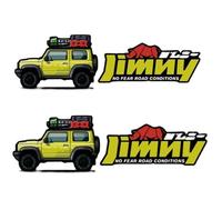 zzbFee Car Logo Emblem Sticker for Suzuki Jimny, Stylish Front and Rear Emblem Badge Decoration Auto Exterior Decoration Modified Accessories,2pcs