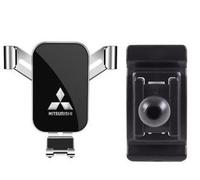 zzbFee Car Phone Holder for Mitsubishi Eclipse Cross,Gravity Phone Mount Cradle Reliable Stable Hands-Free,Rotation Cars Cradle with One Button Release Compatible with Most Mobile Phones,Silver