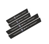 ZZBHFAS 4-Piece Door Sill Protector Set for Alfa Romeo MiTo 2008-2018 955, Carbon Fibre Style Scuff Plates, Anti-Scratch Entry Guards for Threshold Protection & Styling