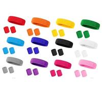 ZZBIQS 36Pcs Sweat Bands Set, Include 12Pcs Sports Absorbent Colorful Neo Headbands and 12Pairs Sweat Wristbands,Wrist Sweatband for 80s Party,Fancy Dress Costume,Tennis, Basketball, Gym, Golf, Run