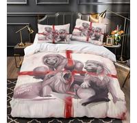 ZZBNECAKE England Comforter Covers Duvet Cover for Teens And Adults 3D Print Football Quilt Cover with Pillow Cases Soft Microfiber Bedding Set with Zipper Closure 2 Pieces Single（140x200cm）