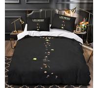 ZZBNECAKE Messi 3D Print Football Duvet Cover Comforter Covers for Boys Girls Quilt Cover Bedding Set with Zipper Closure with Pillow Cases Soft Microfiber 2 Pieces Single（140x200cm）