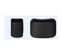 Zzbyz 2Pcs Car Cup Holder Compatible for Volkswagen Bora 2019-2021,Multifunctional Door Pocket, Storage boxes and buckets,PU Leather,Black