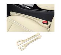Zzbyz 2Pcs Car Seat Gap Filler for BMW 1 Series 4 Door E82 2007-2011, Wipeable Water Resistant Car Seat Gap Stuffer Organizer Gap Filler Pad Slot Plug Cover Pad Accessory,B-Beige