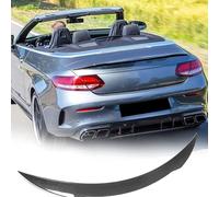 Zzbyz Car Rear Spoilers for Mercedes Benz C Class W205 A205 C43 C63 AMG Cabrio 2Door 2015-2020,Rear deck lid spoiler car modification kit, Tail decoration assembly modification accessories