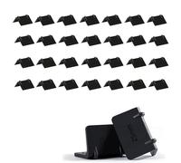 Zzcy 30 Pieces Edge Protectors Packaging Carton Corner Protectors Robust Edge Protection Lashing Strap with Ratchet Cargo Corner Protector Thicken for 25 mm Wide Lashing Straps(Black)