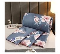 ZZDXW Four Seasons Duvet Printing,Summer Quilt 4.5 Tog, Single Double King Size,duvet Insert,polycotton Fabric Bedding,Down Classic Anti Allergy And Warm Comforter Bed Coverless Duvet, 150x200cm