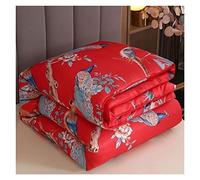 ZZDXW Four Seasons Duvet Printing,Summer Quilt 4.5 Tog, Single Double King Size,duvet Insert,polycotton Fabric Bedding,Down Classic Anti Allergy And Warm Comforter Bed Coverless