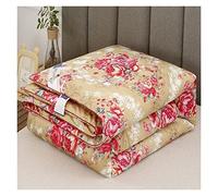 ZZDXW Summer Quilt, Duvet Single Double King Size Four Seasons Printing Insert, 4.5 Tog, polycotton Fabric Bedding, Down Classic Quilt Anti Allergy And Warm Comforter Bed Coverless Duvet, 180x220cm