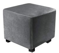 ZZDZW Ottoman Covers Slipcover 18 x 18/20x20/36 x 36 in Square Ottoman Covers Protector for Footrest Foot Stool Furniture Stretch Velvet Storage Footstool Cover with Elastic Bottom