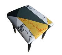 ZZDZW Stretch Stool Cover Chair Cover Dressing Stool Cover Elastic Chair Protector Slipcover Removable Dust Covers Square Seat Covers (Color : #20, Size : 1p)
