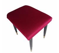 ZZDZW Stretch Stool Cover Chair Cover Dressing Stool Cover Elastic Chair Protector Slipcover Removable Dust Covers Square Seat Covers (Color : #22, Size : 1p)
