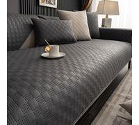 ZZDZW Waterproof Sofa Covers for Pets Couch Cover for Dogs Sofa Slipcovers for Sectionals Sofa Protector Cover for Reclining L Shape for Living Room (Sold by Size (Color : Dark gray, Size : 90X120CM)