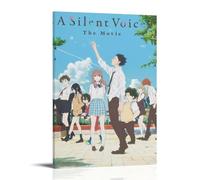 ZZFHLBSC A Silent Voice Classic And Outstanding Anime Canvas Poster Wall Art Decorative Painting Bedroom Painting Posters 12x18inch(30x45cm) Frame-style
