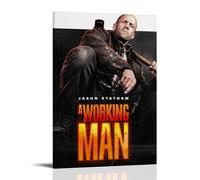 ZZFHLBSC A Working Man High-scoring Classic Movies And TV Series Canvas Posters Wall Decoration Paintings Bedroom Hanging Paintings Posters 08x12inch(20x30cm) Frame-style