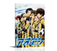 ZZFHLBSC Ao Ashi Classic And Outstanding Anime Canvas Poster Wall Art Decorative Painting Bedroom Painting Posters 08x12inch(20x30cm) Frame-style