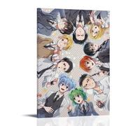 ZZFHLBSC Assassination Classroom Classic And Good Reputation Anime Canvas Poster Wall Art Decorative Painting Bedroom Painting Posters 20x30inch(50x75cm) Frame-style