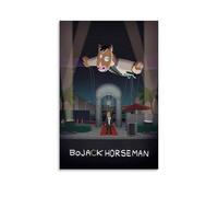 ZZFHLBSC BoJack Horseman Classic And Good Reputation Anime Canvas Poster Wall Art Decorative Painting Bedroom Painting Posters 12x18inch(30x45cm) Unframe-style