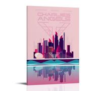 ZZFHLBSC Charlie's Angels High-scoring Classic Movies And TV Series Canvas Posters Wall Decoration Paintings Bedroom Hanging Paintings Posters 24x36inch(60x90cm) Frame-style