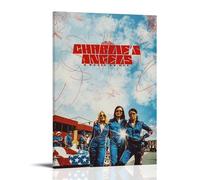 ZZFHLBSC Charlie's Angels High-scoring Classic Movies And TV Series Canvas Posters Wall Decoration Paintings Bedroom Hanging Paintings Posters 16x24inch(40x60cm) Frame-style
