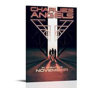 ZZFHLBSC Charlie's Angels High-scoring Classic Movies And TV Series Canvas Posters Wall Decoration Paintings Bedroom Hanging Paintings Posters 12x18inch(30x45cm) Frame-style