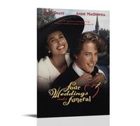 ZZFHLBSC Four Weddings And A Funeral High-scoring Classic Movies And TV Series Canvas Posters Wall Decoration Paintings Bedroom Hanging Paintings Posters 20x30inch(50x75cm) Frame-style