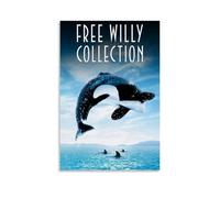 ZZFHLBSC Free Willy High-scoring Classic Movies And TV Series Canvas Posters Wall Decoration Paintings Bedroom Hanging Paintings Posters 16x24inch(40x60cm) Unframe-style