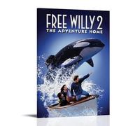 ZZFHLBSC Free Willy High-scoring Classic Movies And TV Series Canvas Posters Wall Decoration Paintings Bedroom Hanging Paintings Posters 08x12inch(20x30cm) Frame-style