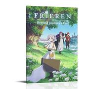ZZFHLBSC Frieren Beyond Journey's End Classic And Outstanding Anime Canvas Poster Wall Art Decorative Painting Bedroom Painting Posters 08x12inch(20x30cm) Frame-style