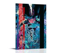 ZZFHLBSC Ghost in The Shell Classic And Good Reputation Anime Canvas Poster Wall Art Decorative Painting Bedroom Painting Posters 12x18inch(30x45cm) Frame-style