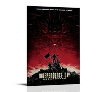 ZZFHLBSC Independence Day High-scoring Classic Movies And TV Series Canvas Posters Wall Decoration Paintings Bedroom Hanging Paintings Posters 08x12inch(20x30cm) Frame-style