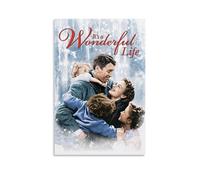 ZZFHLBSC It's A Wonderful Life High-scoring Classic Movies And TV Series Canvas Posters Wall Decoration Paintings Bedroom Hanging Paintings Posters 08x12inch(20x30cm) Unframe-style