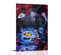 ZZFHLBSC KPop Demon Hunters Classic And Good Reputation Anime Canvas Poster Wall Art Decorative Painting Bedroom Painting Posters 12x18inch(30x45cm) Frame-style