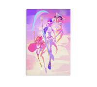ZZFHLBSC KPop Demon Hunters Classic And Good Reputation Anime Canvas Poster Wall Art Decorative Painting Bedroom Painting Posters 08x12inch(20x30cm) Unframe-style