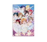 ZZFHLBSC Love Live! Superstar!! Classic And Outstanding Anime Canvas Poster Wall Art Decorative Painting Bedroom Painting Posters 20x30inch(50x75cm) Unframe-style