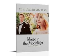 ZZFHLBSC Magic in The Moonlight High-scoring Classic Movies And TV Series Canvas Posters Wall Decoration Paintings Bedroom Hanging Paintings Posters 12x18inch(30x45cm) Frame-style