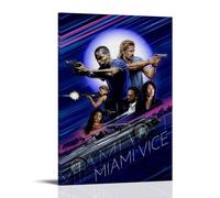 ZZFHLBSC Miami Vice High-scoring Classic Movies And TV Series Canvas Posters Wall Decoration Paintings Bedroom Hanging Paintings Posters 12x18inch(30x45cm) Frame-style