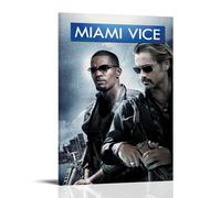 ZZFHLBSC Miami Vice High-scoring Classic Movies And TV Series Canvas Posters Wall Decoration Paintings Bedroom Hanging Paintings Posters 12x18inch(30x45cm) Frame-style