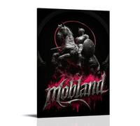ZZFHLBSC MobLand High-scoring Classic Movies And TV Series Canvas Posters Wall Decoration Paintings Bedroom Hanging Paintings Posters 08x12inch(20x30cm) Frame-style