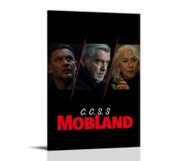 ZZFHLBSC MobLand High-scoring Classic Movies And TV Series Canvas Posters Wall Decoration Paintings Bedroom Hanging Paintings Posters 16x24inch(40x60cm) Frame-style