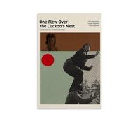 ZZFHLBSC One Flew Over The Cuckoo's Nest High-scoring Classic Movies And TV Series Canvas Posters Wall Decoration Paintings Bedroom Hanging Paintings Posters 12x18inch(30x45cm) Unframe-style