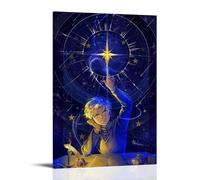 ZZFHLBSC Orb On The Movements of The Earth Classic And Outstanding Anime Canvas Poster Wall Art Decorative Painting Bedroom Painting Posters 20x30inch(50x75cm) Frame-style