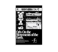 ZZFHLBSC Orb On The Movements of The Earth Classic And Outstanding Anime Canvas Poster Wall Art Decorative Painting Bedroom Painting Posters 20x30inch(50x75cm) Unframe-style